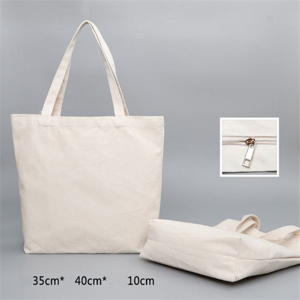 Reusable Eco Canvas Tote Bag