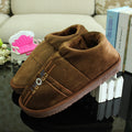 Winter Men's Extra Large Cotton Slippers for Home Use