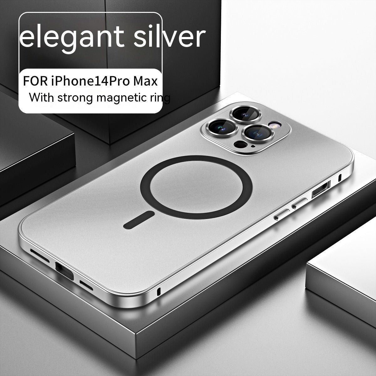 Magnetic Single-Sided Spring Fastener Phone Case