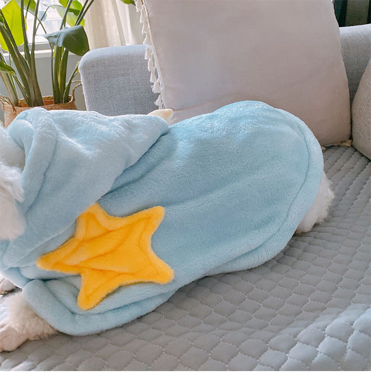 Puppies Autumn Winter Pet Nightgown