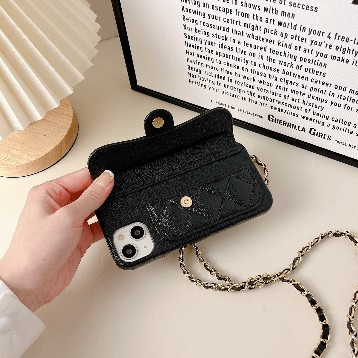 Crossbody Rope Phone Case with Card Holder