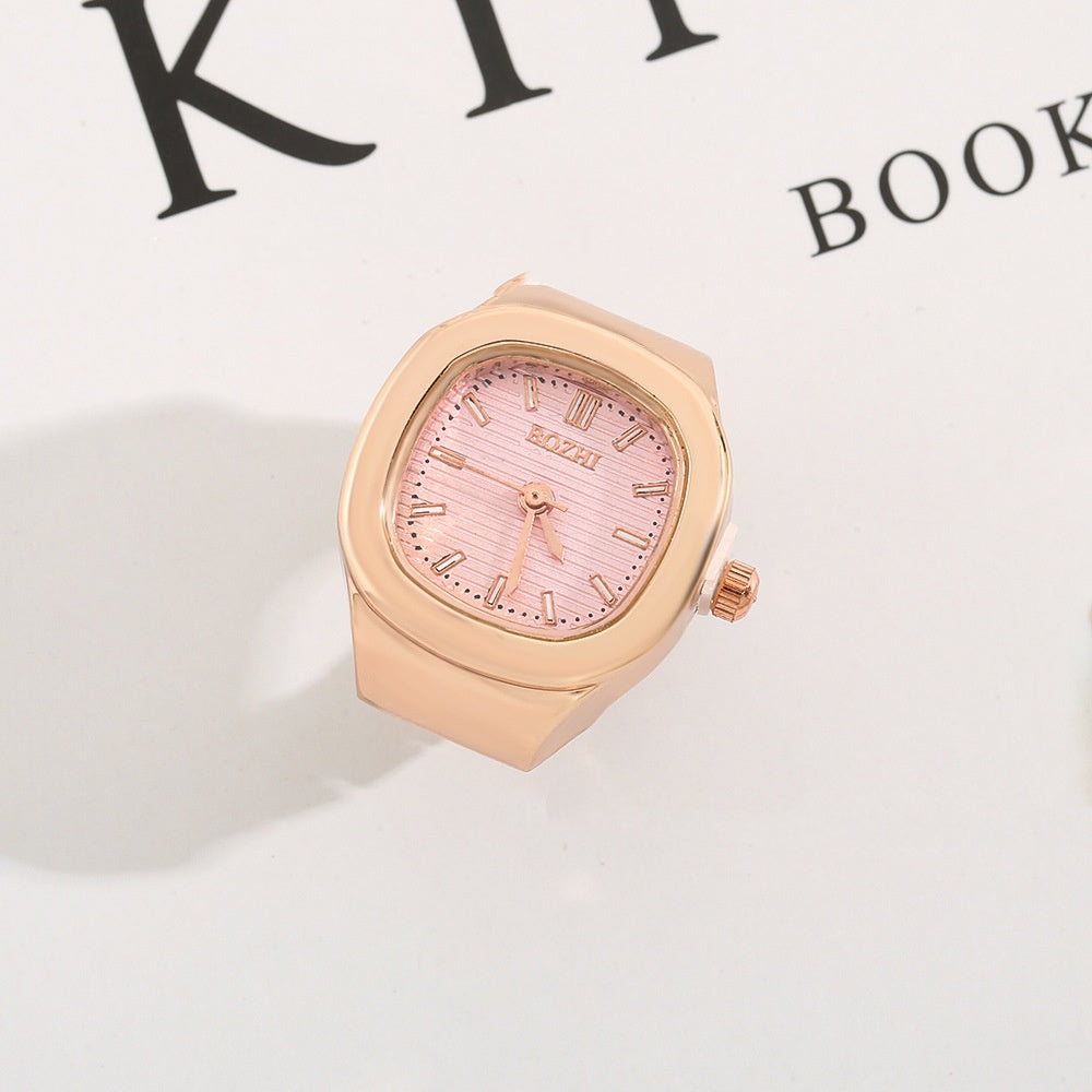 Sale Square Ring Watch Popular Models Can See The Time