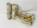 Bholi Sage Plus Sage Smudge Kit Pack of 6 White Sage Smudge Stick 4Inch Long Used for Meditation Smudging Rituals and Cleansing Getting Rid of Negative Energy Sustainably Grown California Sage