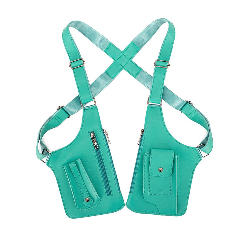 Men's Retro Underarm Backpack Belt Bag