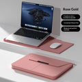 Leather Laptop Sleeve with Stand