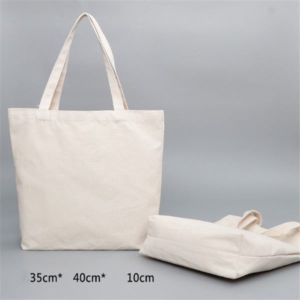Reusable Eco Canvas Tote Bag