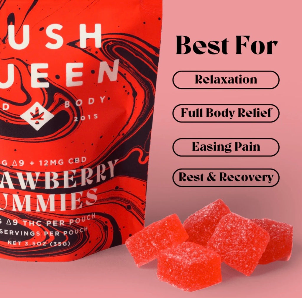 Strawberry Delta 9 THC + CBD Gummies