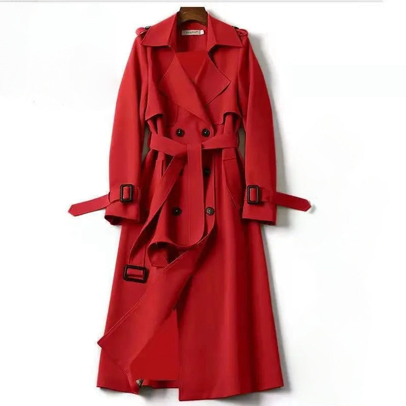 Phantasy Trench Coat British Style Long Coat