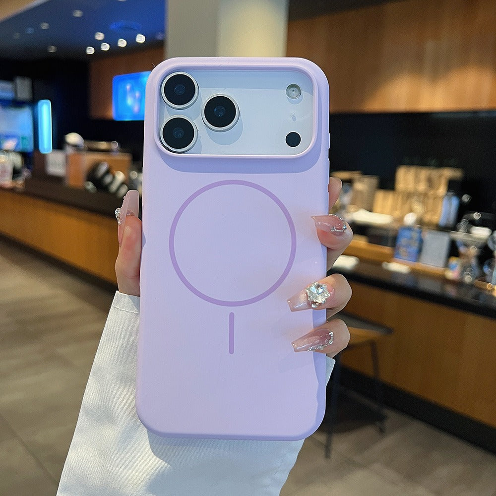 Large Hole Silicone Magnetic iPhone Case