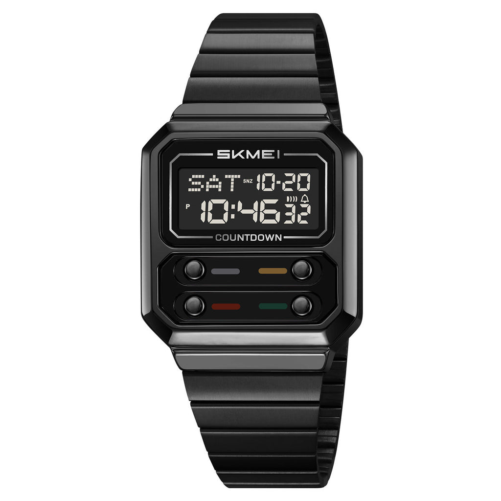 Men's Retro Multifunctional Waterproof Digital Watch