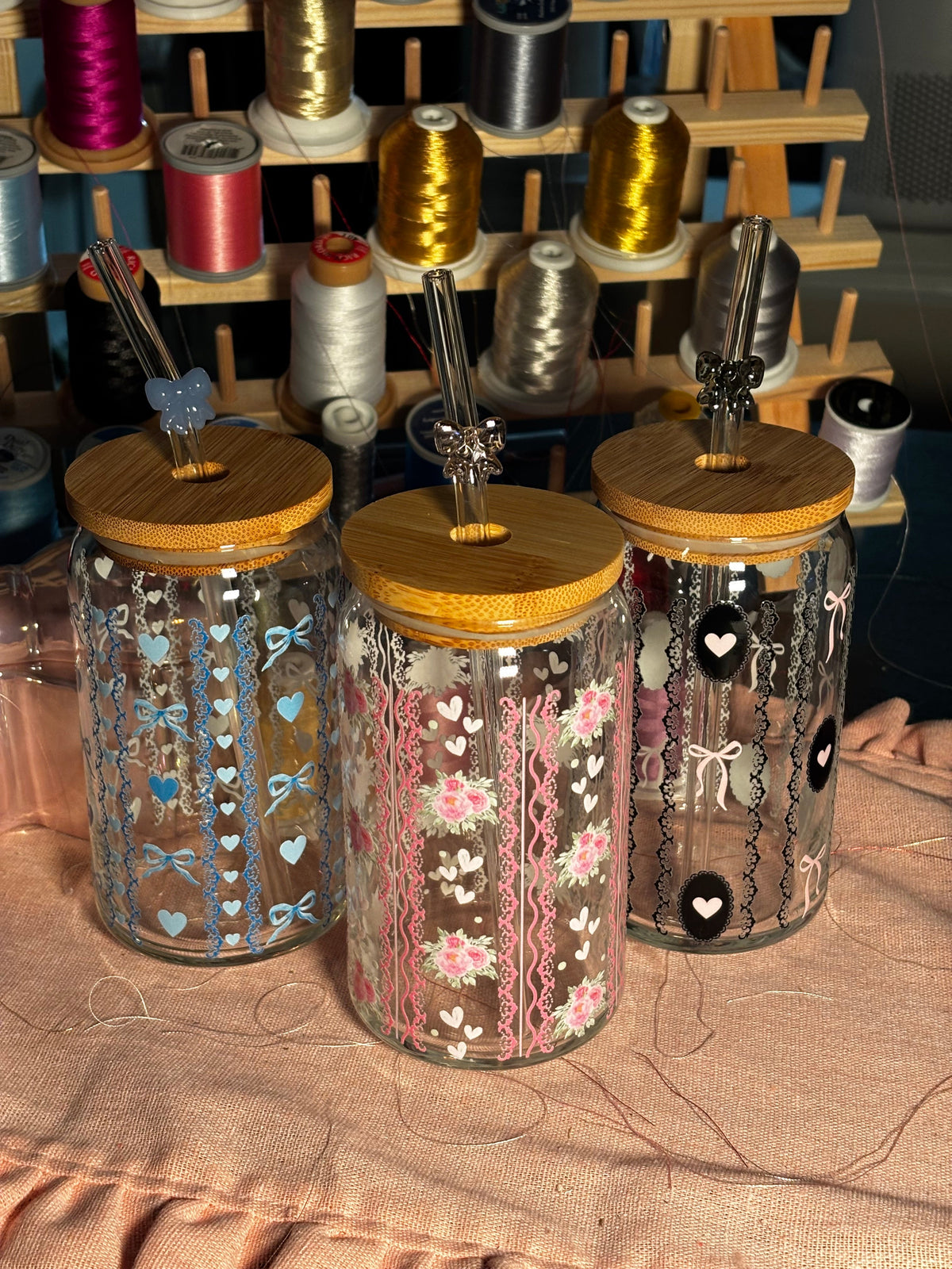 Lovers Keepsakes Glass Cups