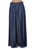 Tencel Palazzo Pants with Side Ribbon