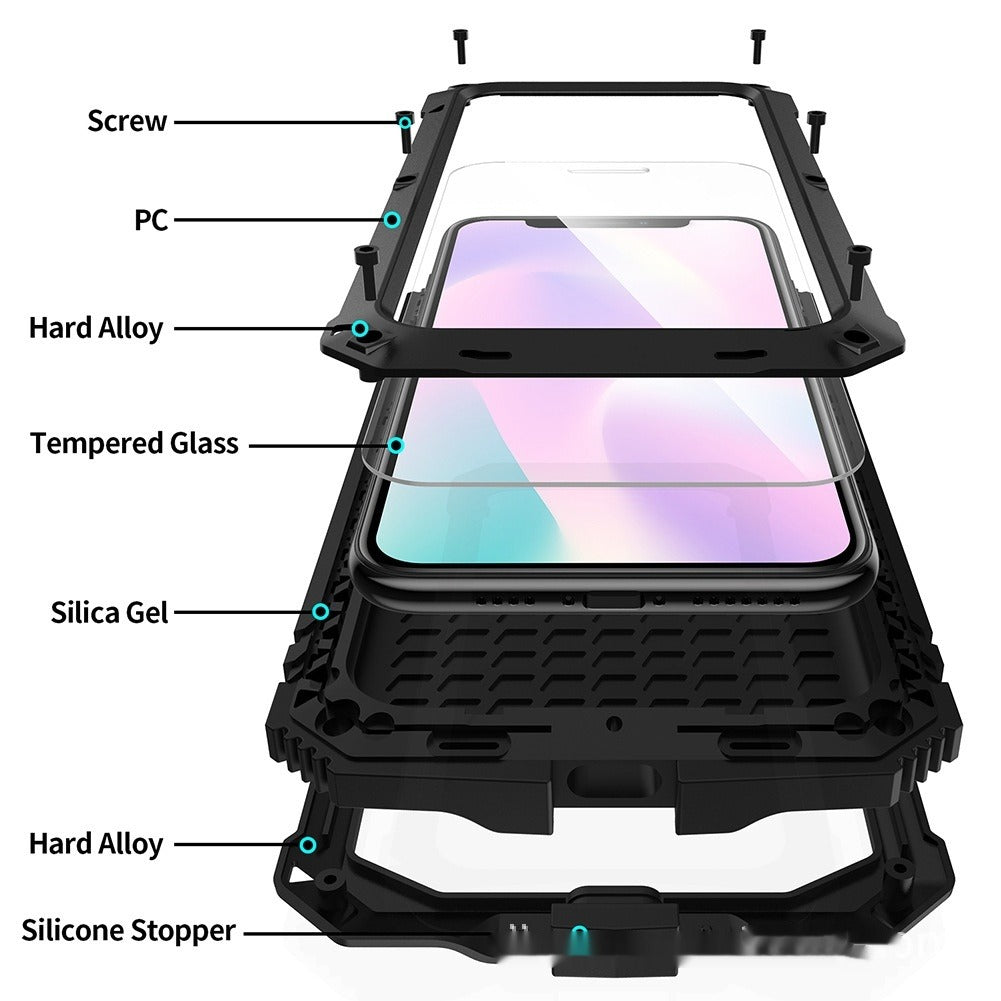 Metal Full Package iPhone 15 Case