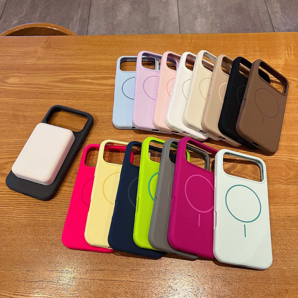 Large Hole Silicone Magnetic iPhone Case