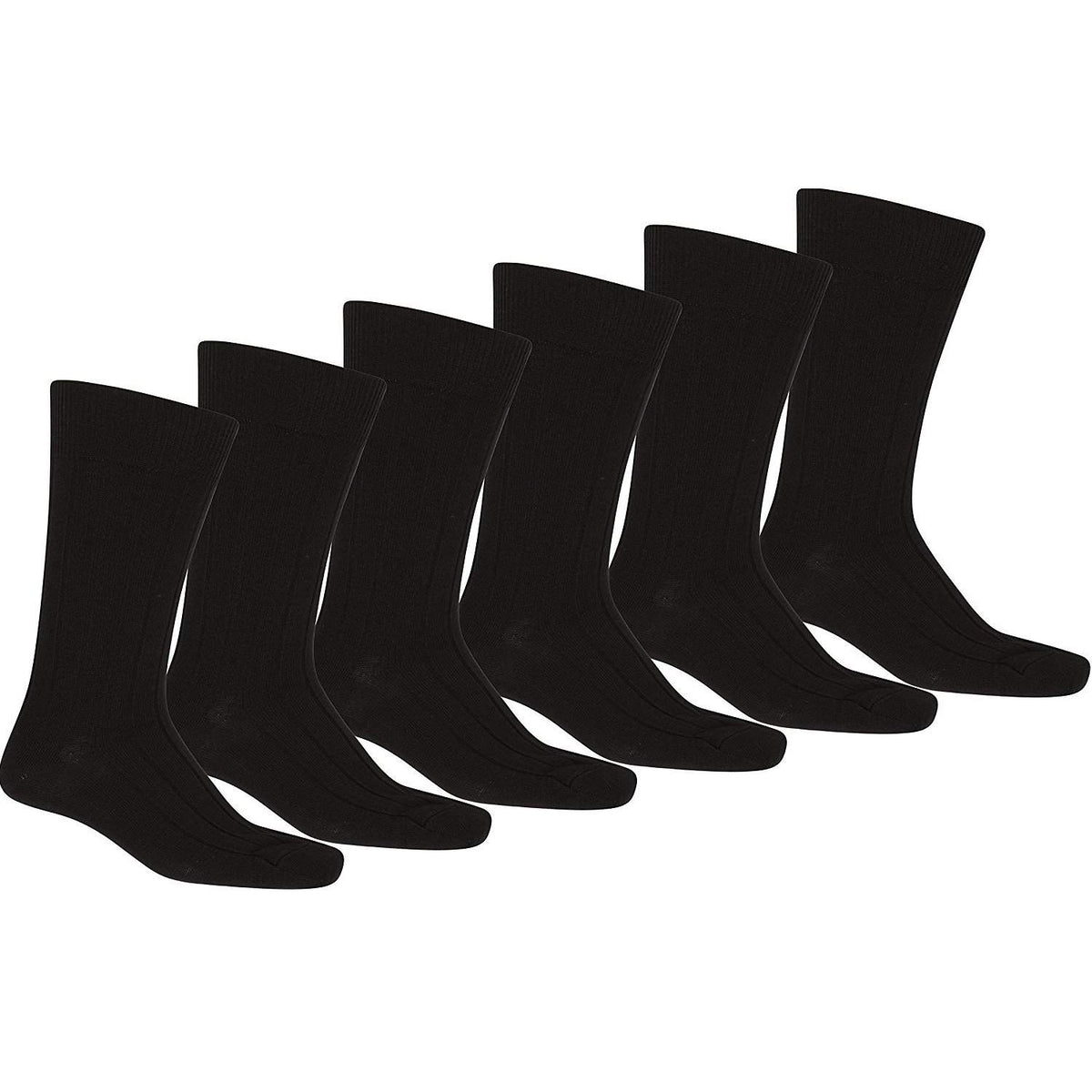 Pack of 120 Men's Solid Plain Dress Socks - Bulk Wholesale Lot