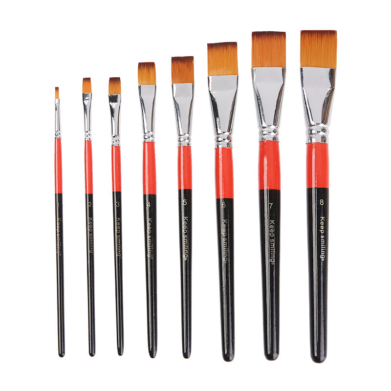 Watercolor Oily Hook Line Acrylic Brush for Kids Art