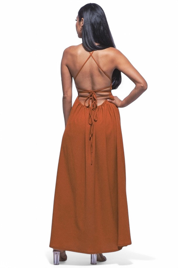 Side Slit Maxi Dress