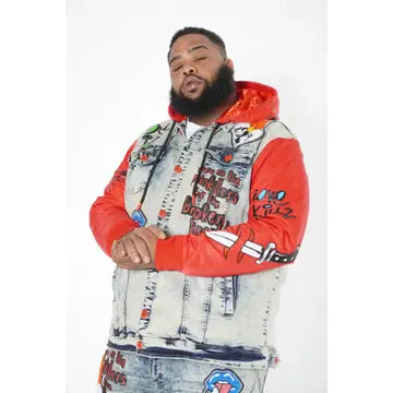 Love Kills Denim Set- Big & Tall