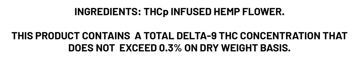 THCP Flower 3.5g Bag - Adios MF