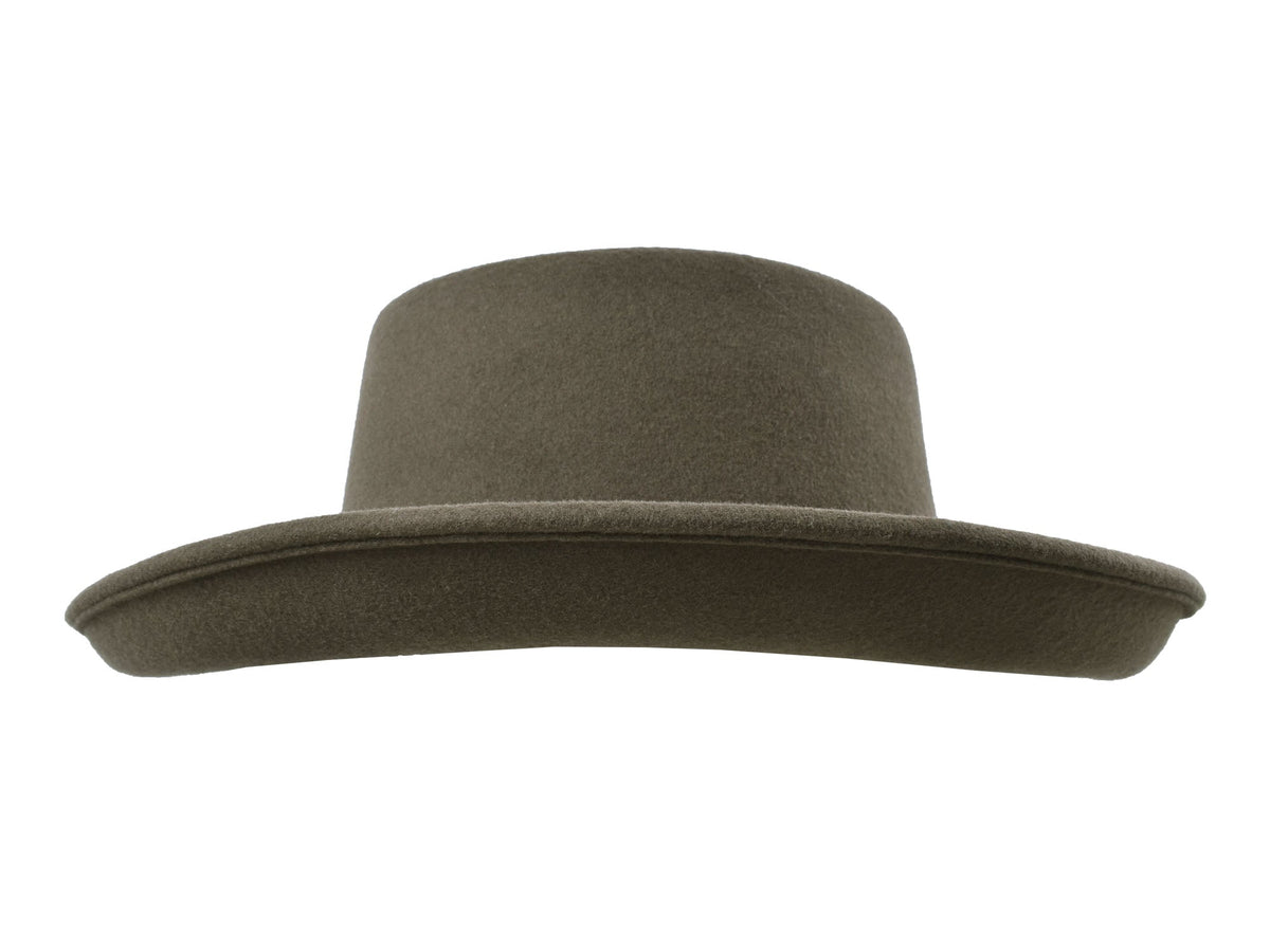 Outdoor Merino wool felt hat Rust