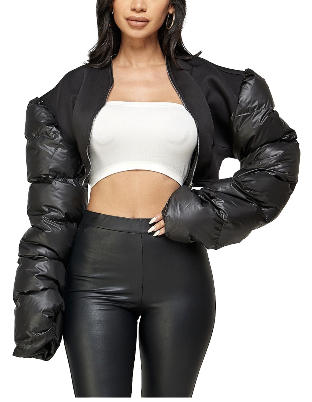 Puffer Sleeve Jacket