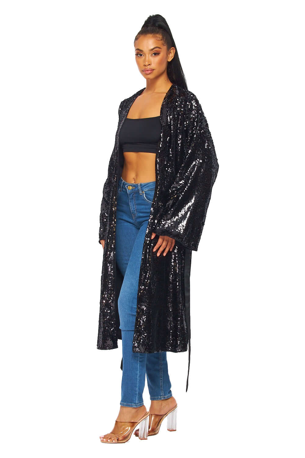Sequin Kimono