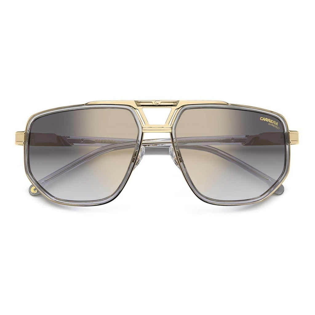 CARRERA Sleek Men's Sunglasses with Gold Mirror Lenses