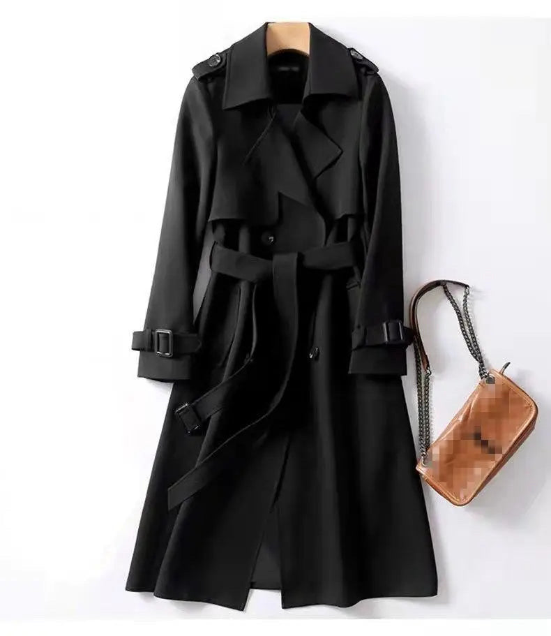 Phantasy Trench Coat British Style Long Coat