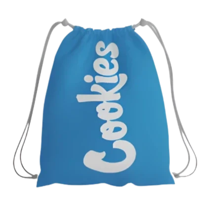 Cookies - Blue Strap on Blue Drawstring Bag