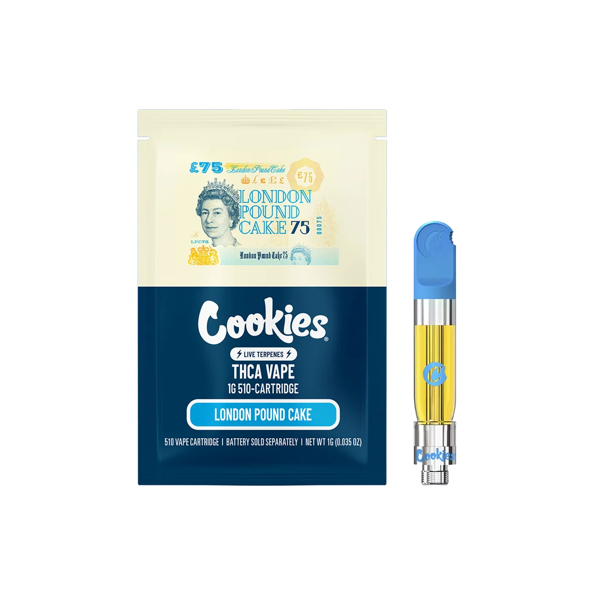 Cookies - Cartridge London Pound Cake 1gr