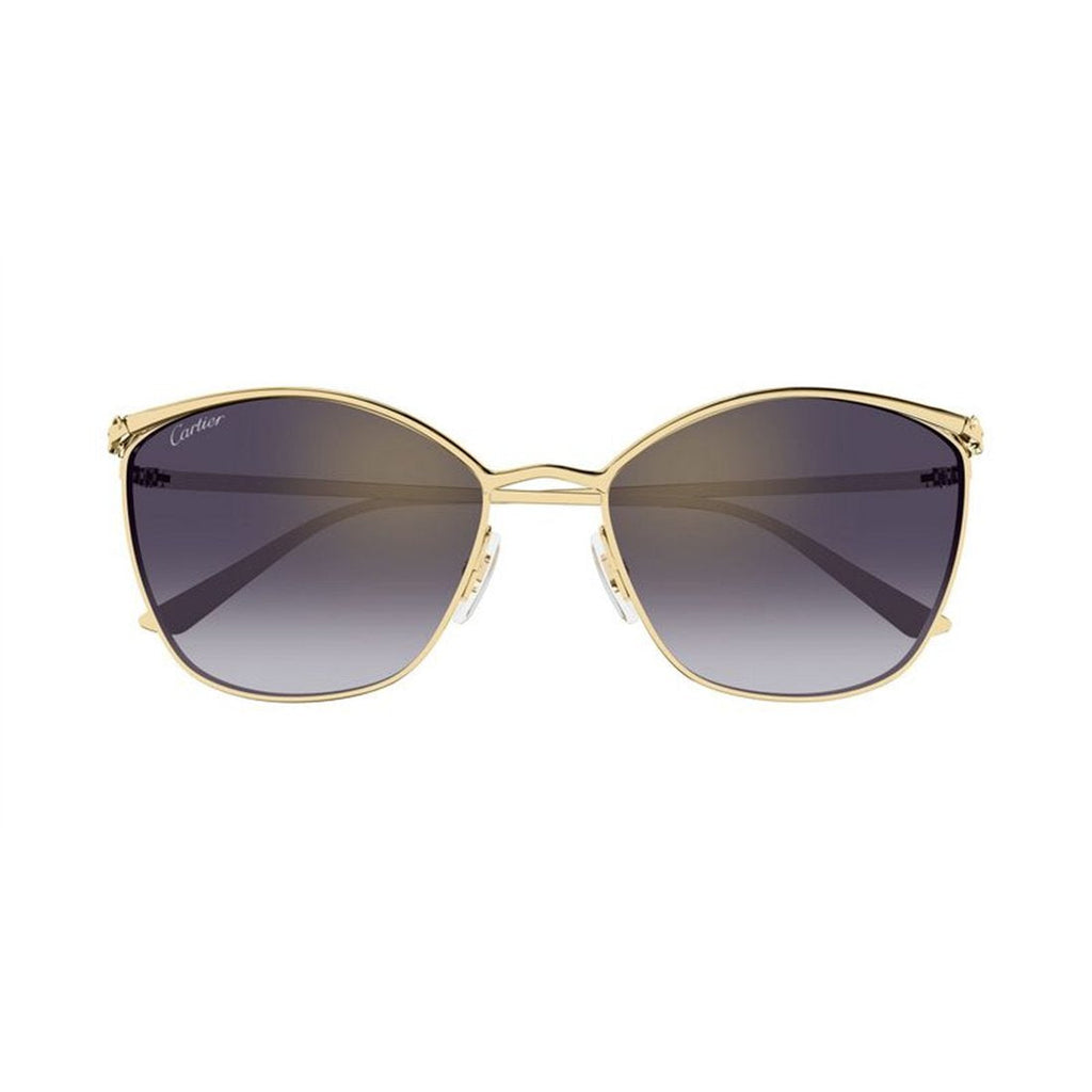 CARTIER Stylish Women's Mini Metal Sunglasses