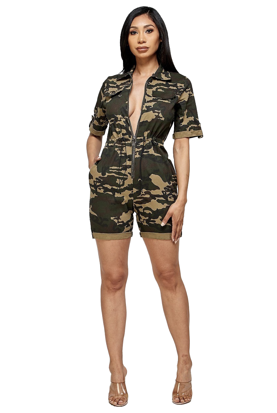 The Camouflage Romper