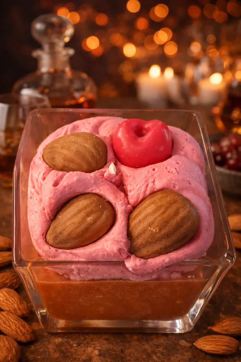 Amaretto Cherry Dessert Scented Candle – 9oz