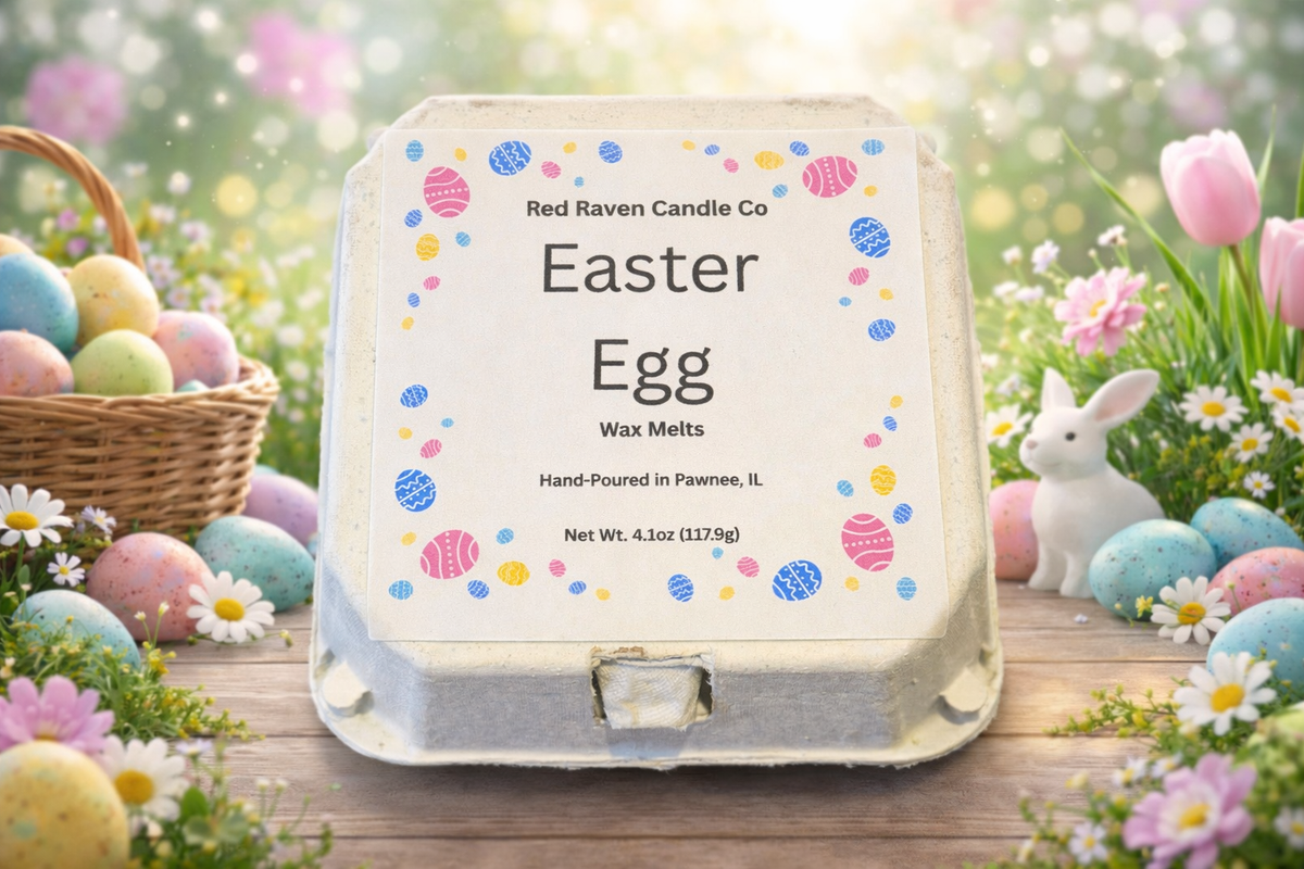 Easter Egg Wax Melts in Carton – Hand-Poured Spring Wax Melts