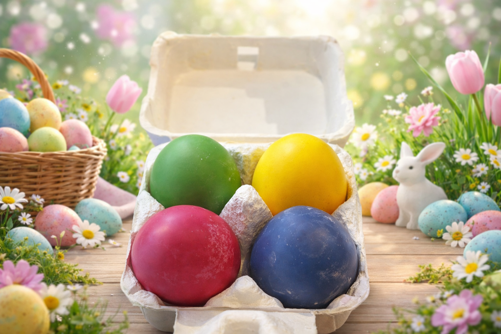 Easter Egg Wax Melts in Carton – Hand-Poured Spring Wax Melts