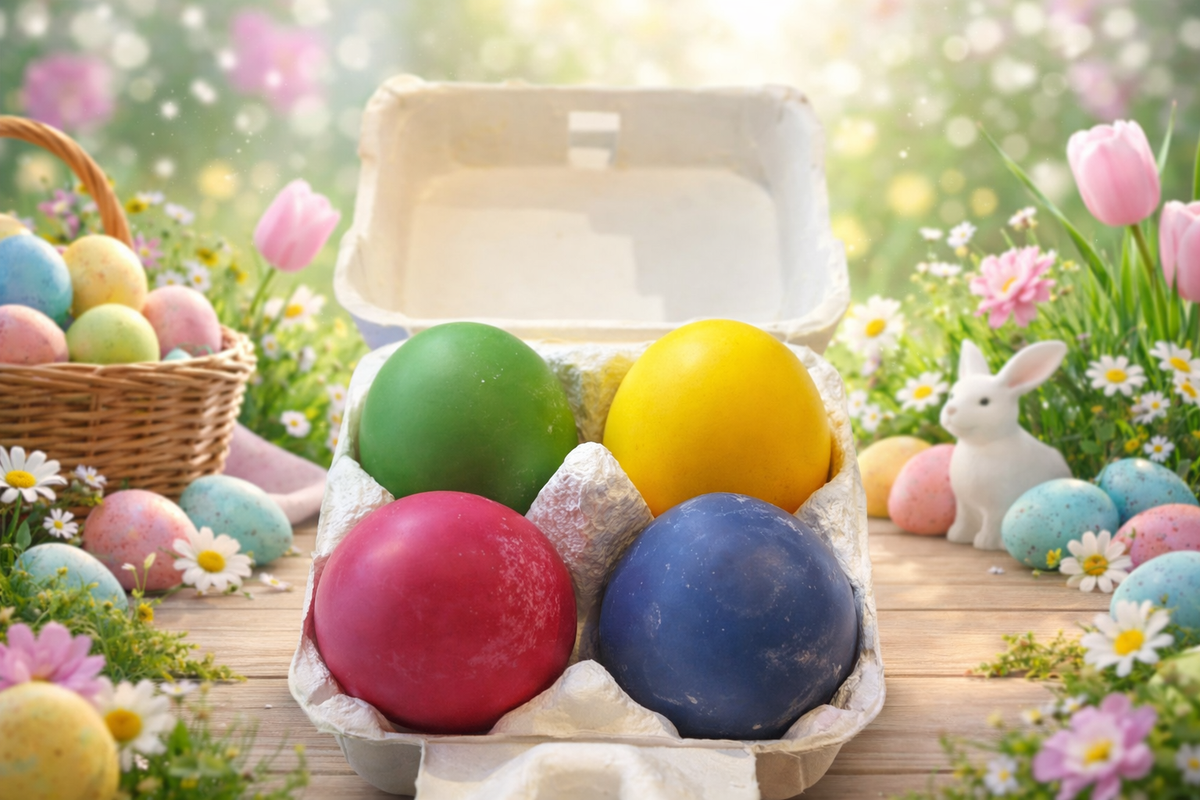 Easter Egg Wax Melts in Carton – Hand-Poured Spring Wax Melts