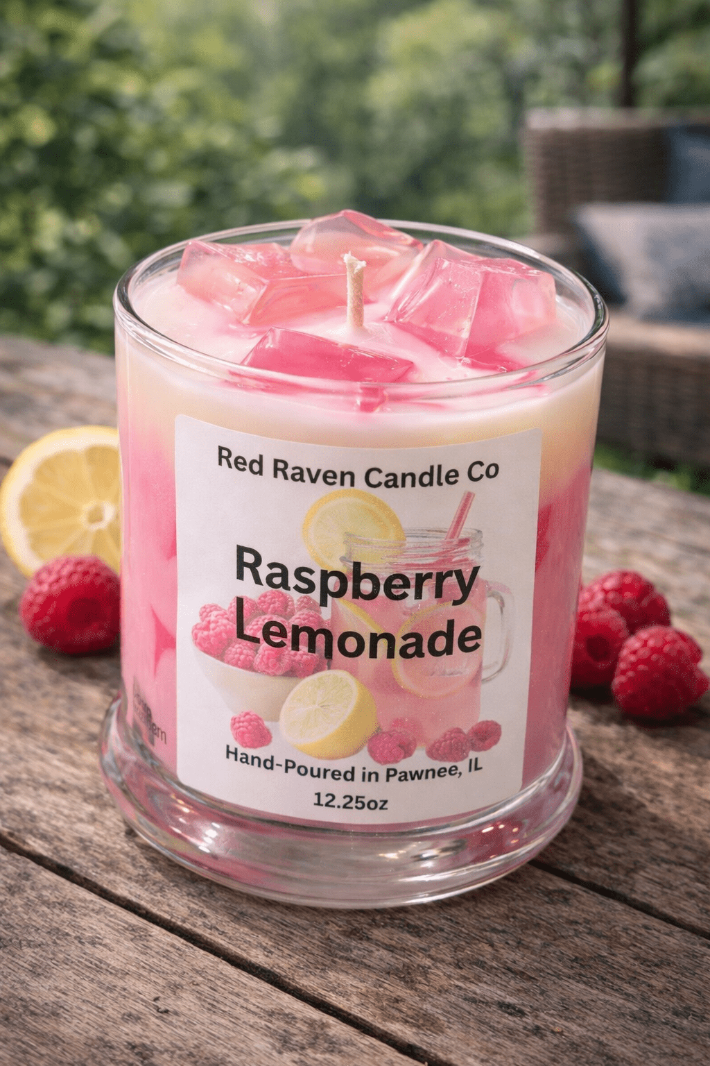 Raspberry Lemonade Dessert Scented Candle – 12.25oz