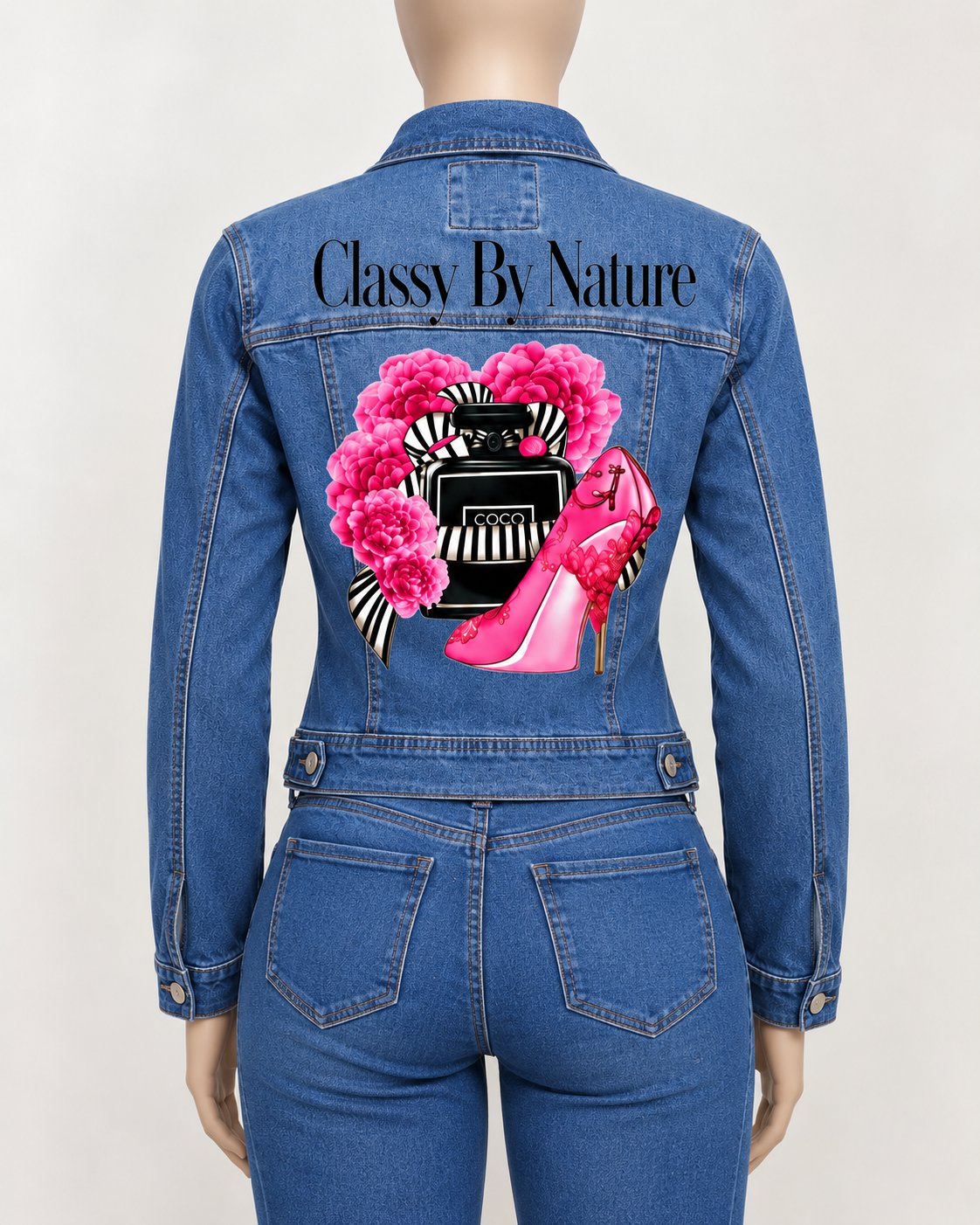 Distinguished Ragz "Classy By Nature" Denim Classic-Cut Jacket
