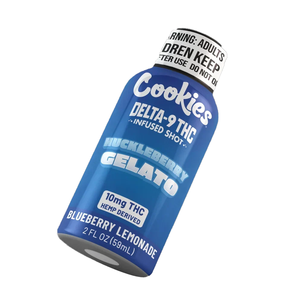 Cookies - D9/THC Infused Shot 10mg - Huckleberry Gelato