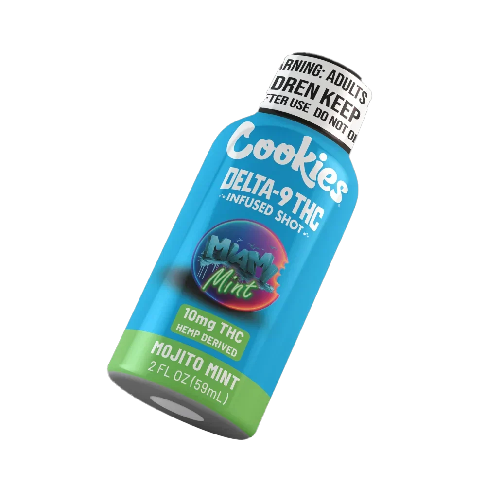 Cookies - D9/THC Infused Shot 10mg - Miami Mint