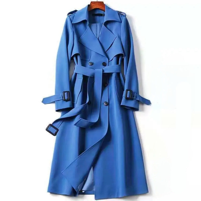 Phantasy Trench Coat British Style Long Coat