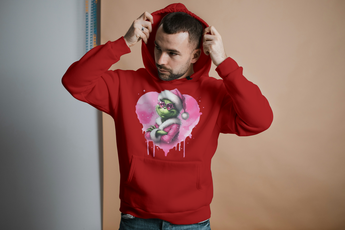 Grinch Inspired Christmas Hoodie | Premium Holiday Hoodie | Cozy, Festive & Full of Cheer