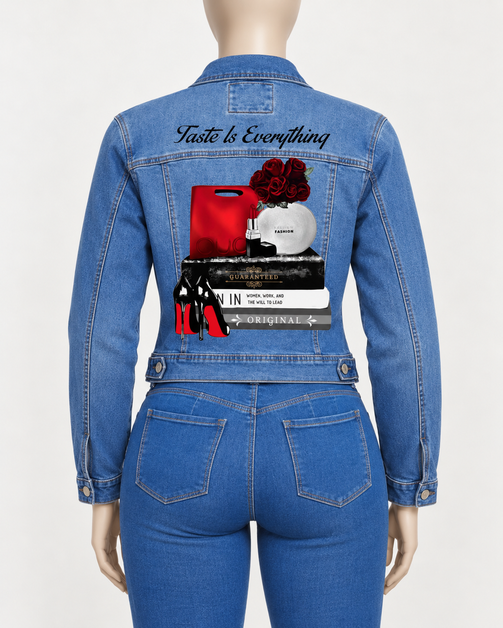 Distinguished Ragz "Taste Is Everything" Denim Classic-Cut Jacket