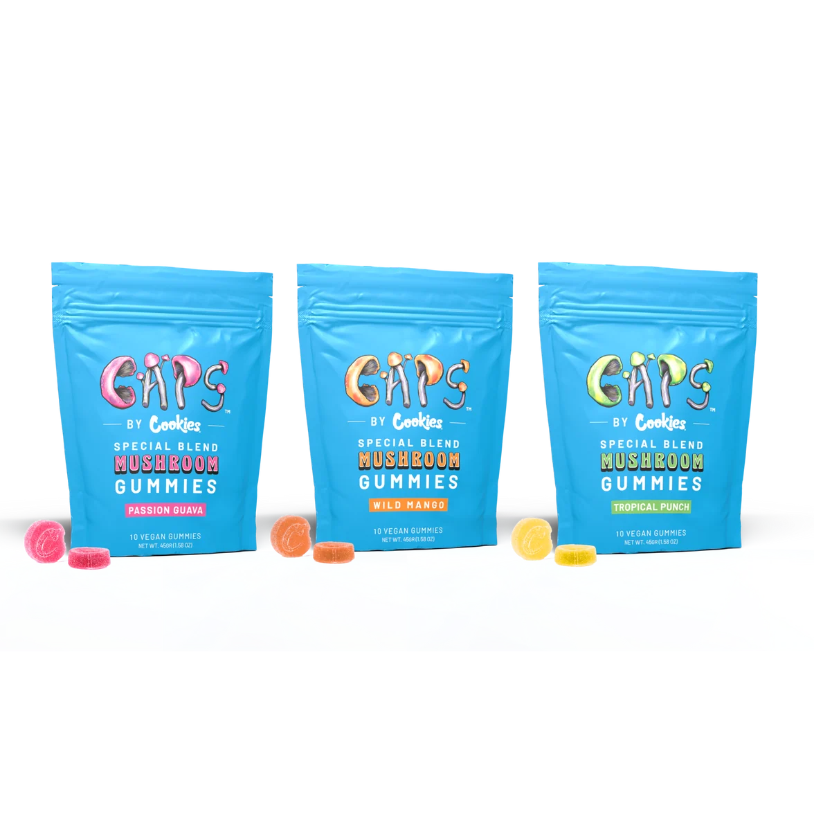 Cookies Mushroom Gummies Bag x4 Bundle
