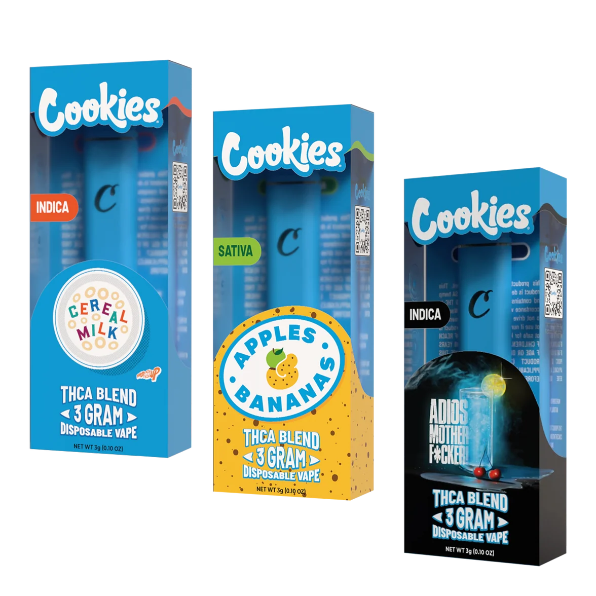 Cookies 3g Vape x3 Assorted Bundle