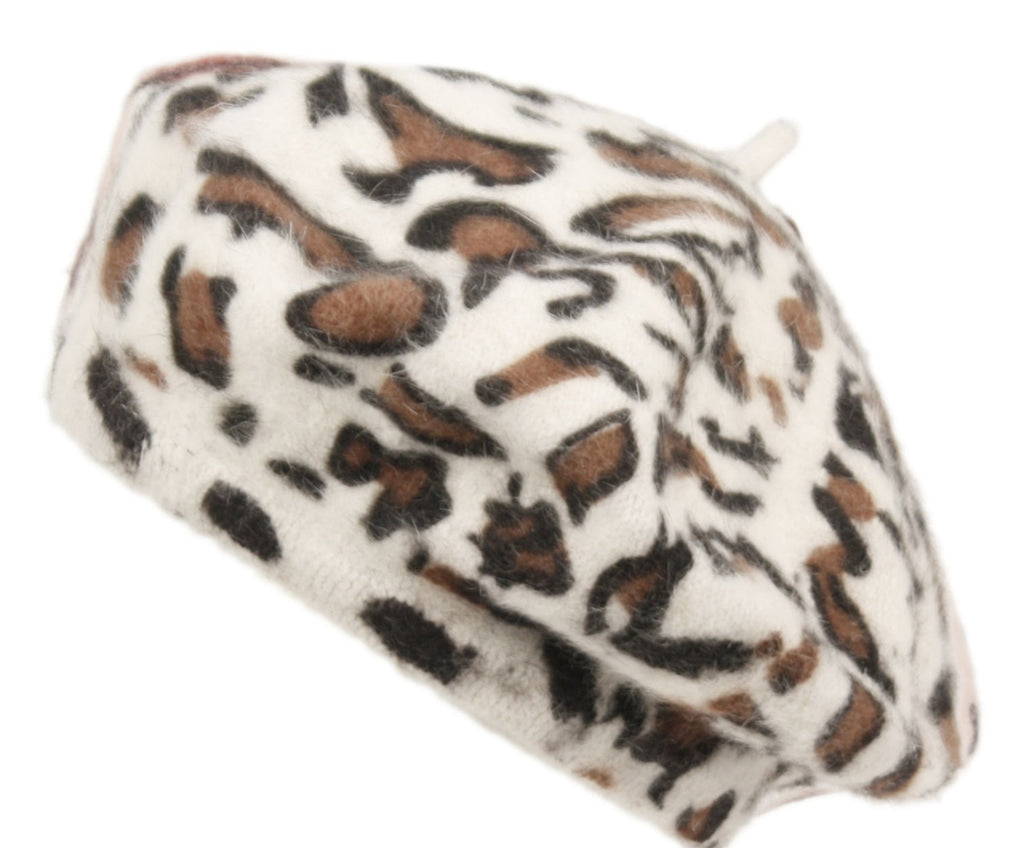 FRENCH LEOPARD BERET