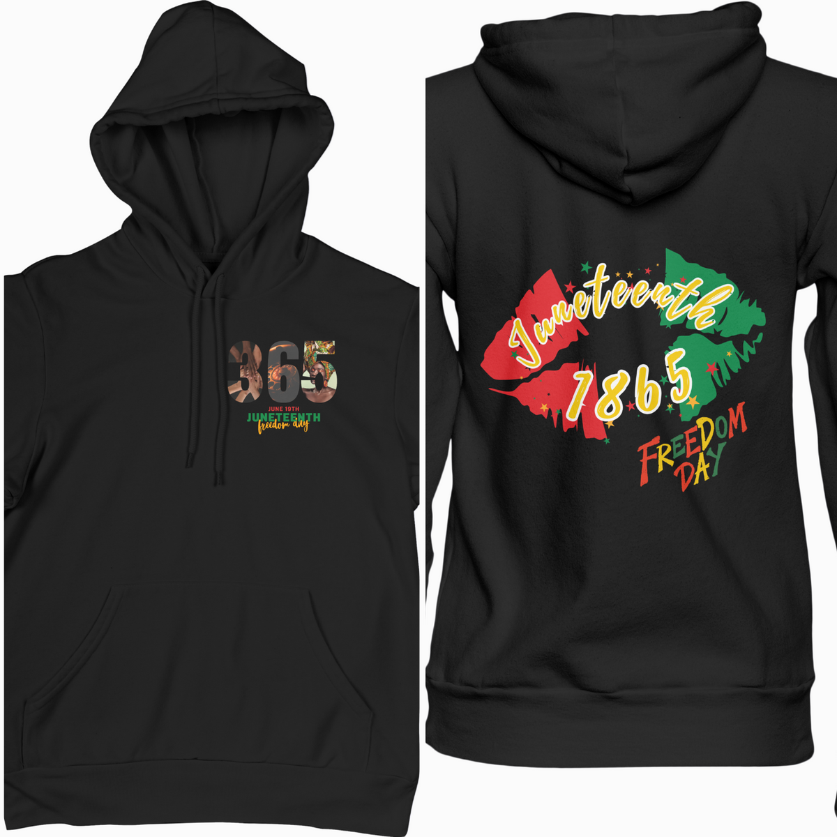 Freedom Kiss 1865 | Premium Hoodie | Honor the Legacy, Wear the Liberation