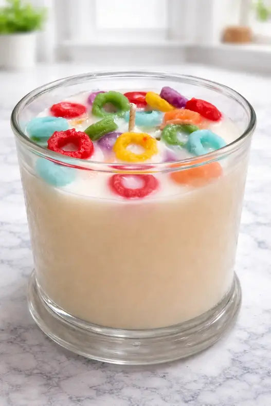 Fruit Loops Cereal Dessert Candle – 12.25oz Vessel