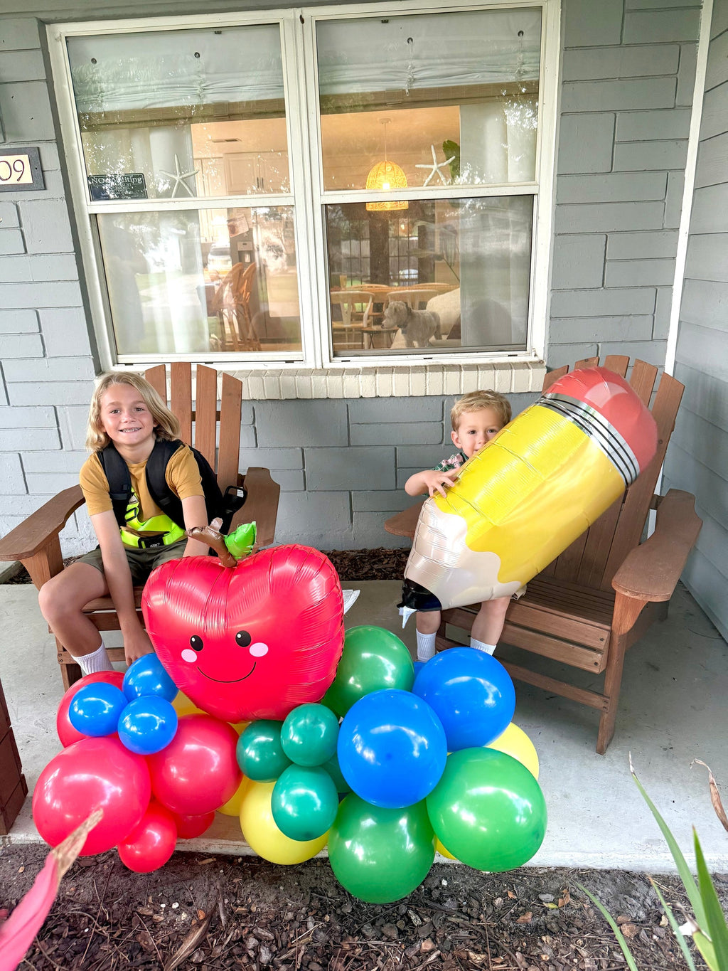 Smiley Pencil 31" Jumbo Balloon