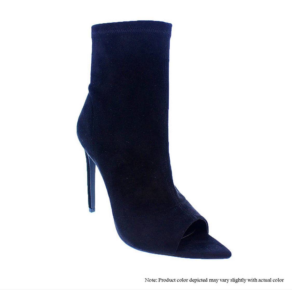Lauren - Black {Ultra Suede}